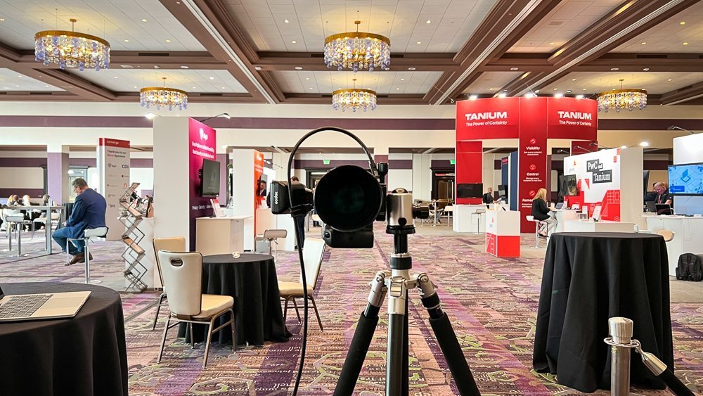 Headshots: Setting Up for a Conference in Austin Tx